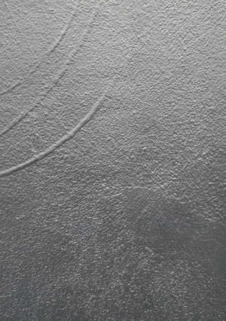 silver painted cement walls and beautiful roughness plaster pattern