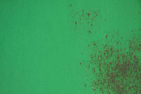 old green paint metal sheet texture for design and industry backgroundの写真素材