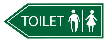 toilet signage vectorのイラスト素材