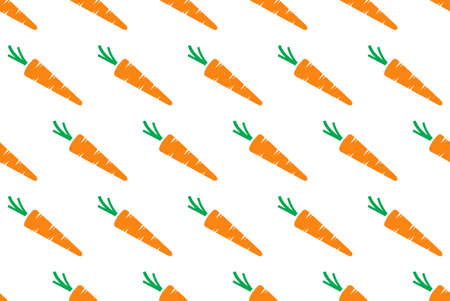carrot pattern texture background, vector seamless, illustration