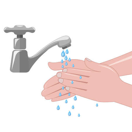 hand washingのイラスト素材
