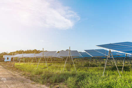 Power plant using renewable solar energyの写真素材