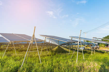 Power plant using renewable solar energyの写真素材