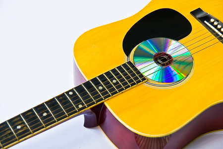 Acoustic guitar,の写真素材