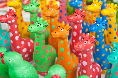 Earthenware in the marketの写真素材