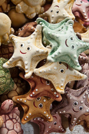 Earthenware in the marketの写真素材