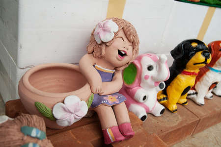 Colour full Earthenwareの写真素材