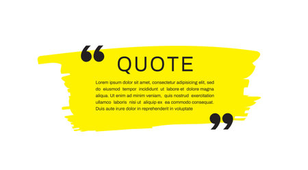 Quote frames templates. Speech Bubble brush. Vector illustrationのイラスト素材