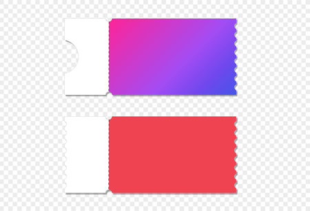 Coupon discount promotion sale. Gift coupon template. Coupon mockup design. Vector illustrationのイラスト素材