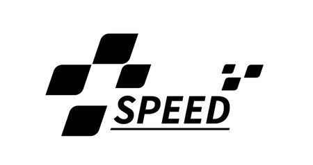 Race flag Design. Race flag icon logo. Racing stripes. Sport checkered. Motorsport graphics.