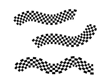 Race flag background. Checkered flag. Black and white checker. Finishing flag.のイラスト素材