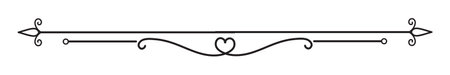 Vintage decorative lines. text dividers. Line border. Lines separators, Borders, Vintage dividers, Underline elements. Vector illustrationのイラスト素材
