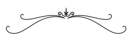 Vintage decorative lines. text dividers. Line border. Lines separators, Borders, Vintage dividers, Underline elements. Vector illustrationのイラスト素材
