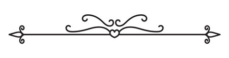 Vintage decorative lines. text dividers. Line border. Lines separators, Borders, Vintage dividers, Underline elements. Vector illustrationのイラスト素材