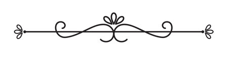 Vintage decorative lines. text dividers. Line border. Lines separators, Borders, Vintage dividers, Underline elements. Vector illustrationのイラスト素材