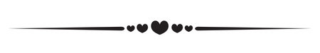 Vintage decorative lines. text dividers. Line border. Lines separators, Borders, Vintage dividers, Underline elements. Vector illustrationのイラスト素材