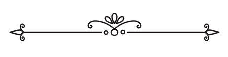Vintage decorative lines. text dividers. Line border. Lines separators, Borders, Vintage dividers, Underline elements. Vector illustrationのイラスト素材