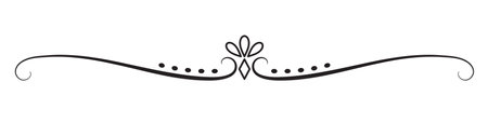Vintage decorative lines. text dividers. Line border. Lines separators, Borders, Vintage dividers, Underline elements. Vector illustrationのイラスト素材