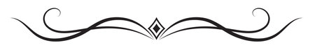 Vintage decorative lines. text dividers. Line border. Lines separators, Borders, Vintage dividers, Underline elements. Vector illustrationのイラスト素材