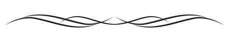 Vintage decorative lines. text dividers. Line border. Lines separators, Borders, Vintage dividers, Underline elements. Vector illustrationのイラスト素材