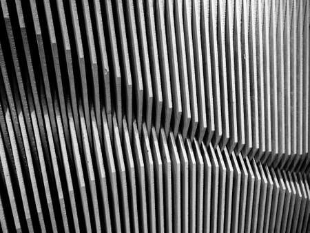 The wave pattern wood  wall abstract backgroundの写真素材