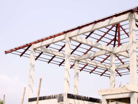 New residential construction home roofing
