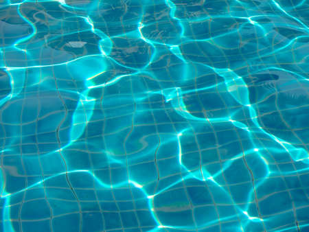 Abstract Shining blue water ripple background