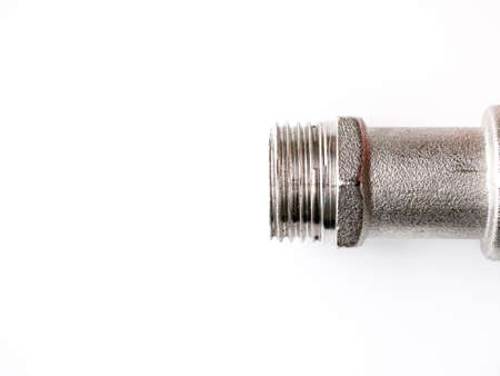 Close up Plumbing fixtures and piping partsの写真素材