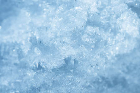 close up macro on ice texture background