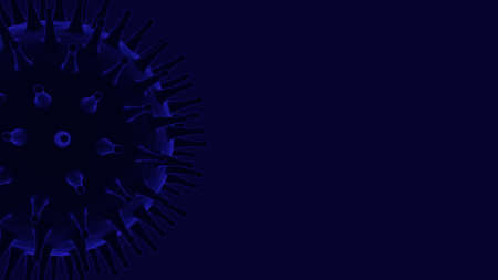 Abstract 3d coronavirus disease COVID-19 virus infectionの写真素材