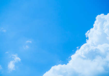 cloudscape blue sky on sunny dayの写真素材