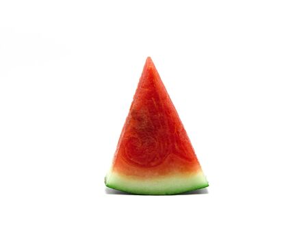 Watermelon sliced isolated on white background.の写真素材