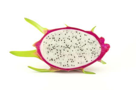 Dragon fruit isolated on a white backgroundの写真素材