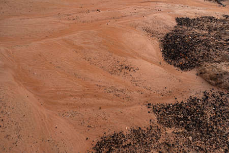 Sand and rocks