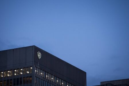 MONTREAL, CANADA - NOVEMBER 6, 2018: Warner Bros logo in front of their main office for Montreal,...