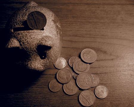 the piggybank for savingの写真素材