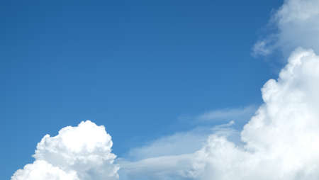 cloud in the blue sky