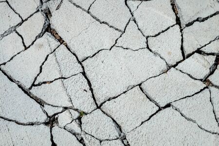 Cracked concrete textureの写真素材