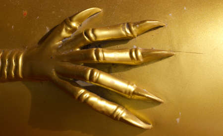 hand dragonの写真素材