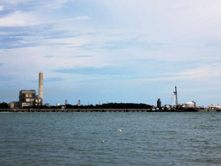 sea sky and plantのeditorial素材