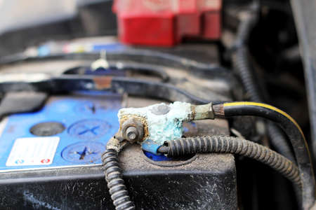 check battery carの写真素材