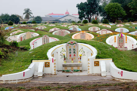  Chinese tomb and graveyard のeditorial素材