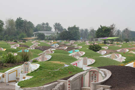  Chinese tomb and graveyard のeditorial素材