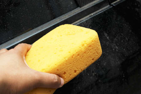 cleaning carの写真素材