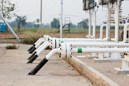 Oil and Gas Industry at outdoor at day の写真素材