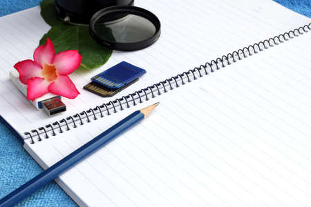 Accessories for traveler and photographer conceptの写真素材