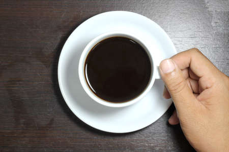 isolated on white background  Coffee cup 