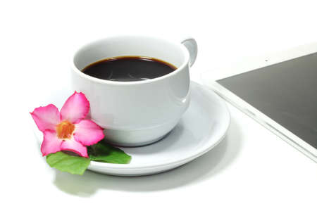 isolated on white background  Coffee cup 