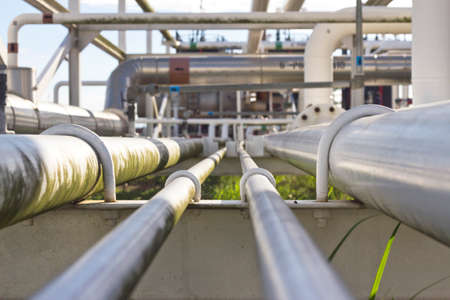 Pipeline transportation Oil, natural gas or water の写真素材