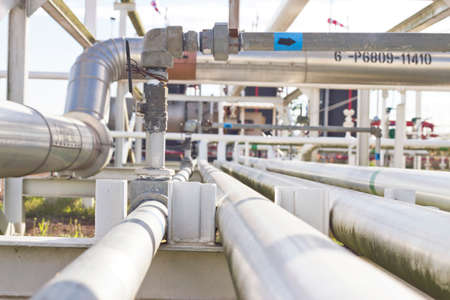 Pipeline transportation Oil, natural gas or water の写真素材